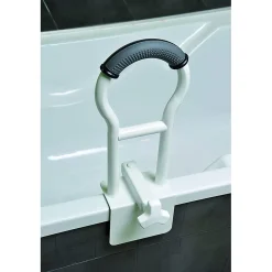Barre D'Appui|Generique Barre d'Accès au Bain Sécurit - Identités 812093, Large Prise Antidérapante - se Fixe sur Rebord de Baignoire