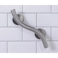 Barre D'Appui|Aidapt Barre d'appui VY477P - incurvée de luxe en acier inoxydable au fini polie