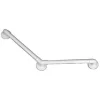Barre D'Appui|AKW Barre d'appui coudée 135 degrés - 3 points de fixation - 450 x 450 mm - Charge maximale : 190 kg