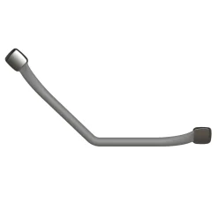 Barre D'Appui|Godonnier Barre d'appui coudée en acier gris Essentiels Plus 60,9 cm