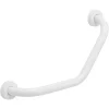Kiamami Valentina Barre D'appui Courbée Réversible Pour Handicapés En Acier Blanc