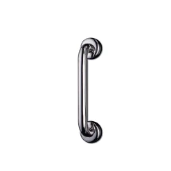 AKW Barre d'appui droite en acier inoxydable - Longueur 300 mm - INOX POLI