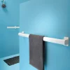 Barre D'Appui|Godonnier Barre d'appui droite en aluminium blanc époxy 66,6 cm