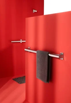 Godonnier Barre d'appui droite en aluminium anodisé brillant anodisé 63,7 cm