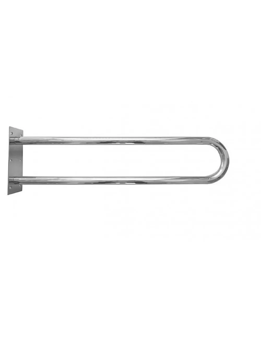 Barre D'Appui|Bemeta Barre d'appui en forme U HELP en acier inoxydable-60x25x10cm--