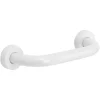 Kiamami Valentina Barre D'appui Murale Fixe Blanche 20 Cm En Acier Inoxydable