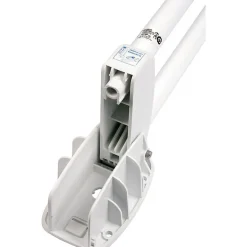 Pellet Barre d'appui relevable - 600 mm - Diamètre 30 mm - inox époxy blanc - ASC