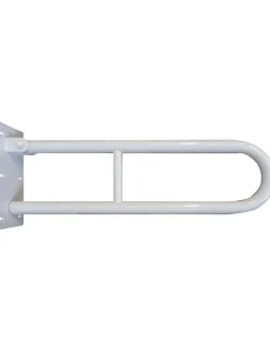 Bemeta Barre d'appui relevable en forme U HELP blanc comaxite-Blanc-60x25x10cm-Blanc-10 ---10