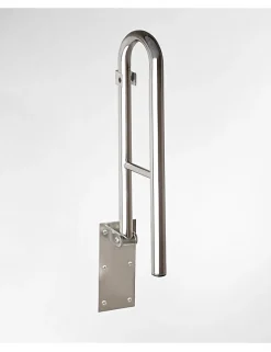 Bemeta Barre d'appui relevable en forme U HELP en acier inoxydable-60x25x10cm--