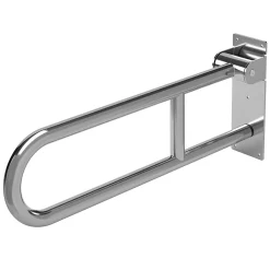 Ml-Design Barre dappui wc rabattable 60 cm en inox jusqua 200 kg pour personnes a mobilite reduite