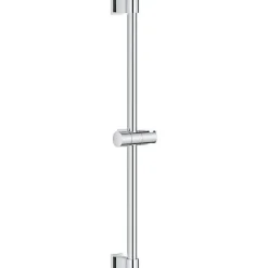 Colonne De Baignoire|Grohe Barre de douche - Vitalio Universal 27724001 - 60cm - 22 mm - Fixation supérieure réglable - A coller ou a visser - C