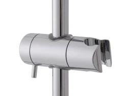 Barre de douche à ventouses avec support douchette, chrome, GoodHome