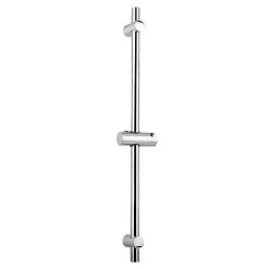 Kibath Barre de douche avec équipement TREN de 65,5 cm, finition chrome poli, en laiton
