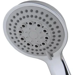 Kibath Barre de douche avec équipement TREN de 65,5 cm, finition chrome poli, en laiton