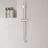 Pommeau De Douche, Flexible Et Barre De Douche|GoodHome Barre de douche réglable chrome Cavally