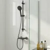Pommeau De Douche, Flexible Et Barre De Douche|GoodHome Barre de douche réglable Cavally noir