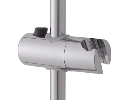 Barre de douche standard réglable fixation murale coloris chrome L.64,5 cm