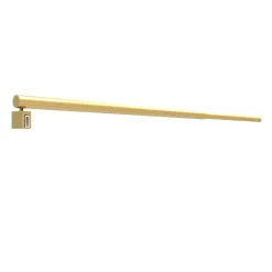 Aurlane Barre de fixation murale OR DORE BROSSE réglable de 70 à 100cm pour paroi de douche FREEDOM 2 GOLD