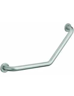 Thirard Barre de maintien coudée, inox 304, longueur 350mm, angle 135 degrés, diamètre 32mm, finition inox brossé -