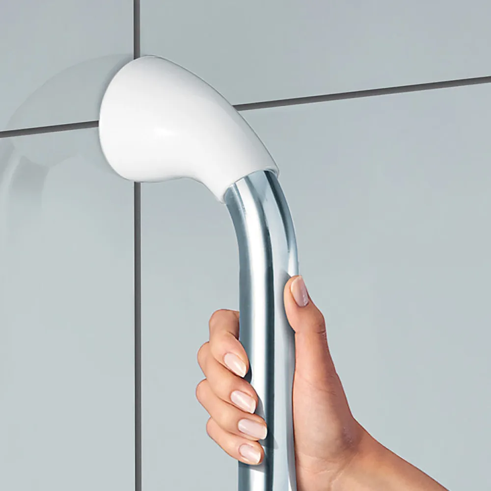 Spirella Barre de redressement ou d'appui PROF Acier Inox 80cm Chrome