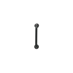 MSV Barre de redressement ou d'appui Acier 30cm Noir mat