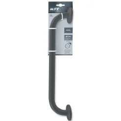 MSV Barre de redressement ou d'appui Acier 40cm Gris Anthracite