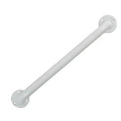 MSV Barre de redressement ou d'appui Acier 60cm Blanc