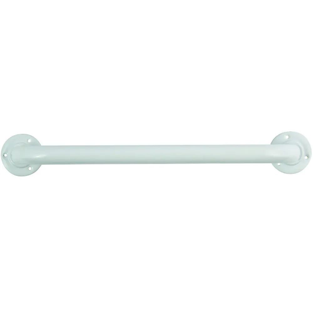 MSV Barre de redressement ou d'appui Acier 60cm Blanc