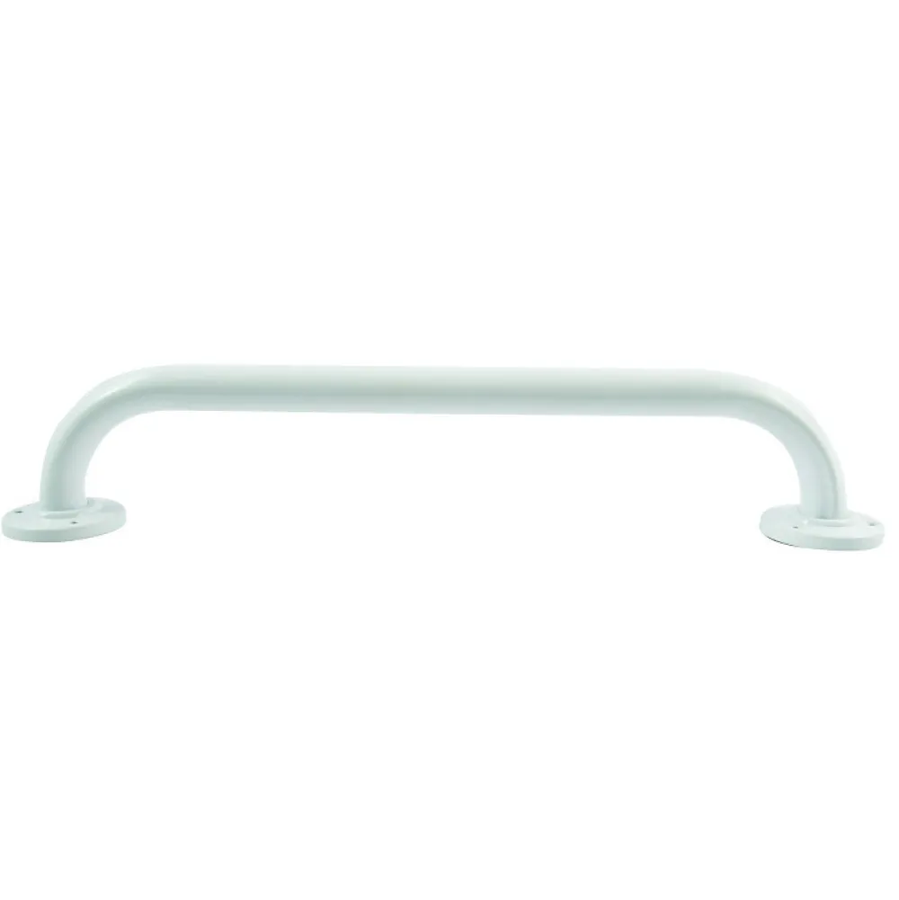 MSV Barre de redressement ou d'appui Acier 60cm Blanc