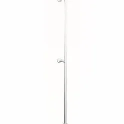 Barre D'Appui|Sanindusa Barre de relèvement et appui WC fixations sol et mur PMR normes handicapé NewWCCare blanche