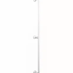 Barre D'Appui|Sanindusa Barre de relèvement et appui WC verticale murale 3 points PMR normes handicapé NewWCCare blanche