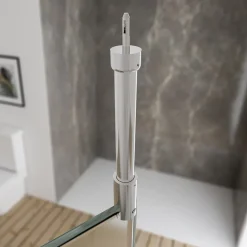 Paroi De Douche|Schulte Barre de stabilisation et fixation plafond pour paroi de douche, chrome,