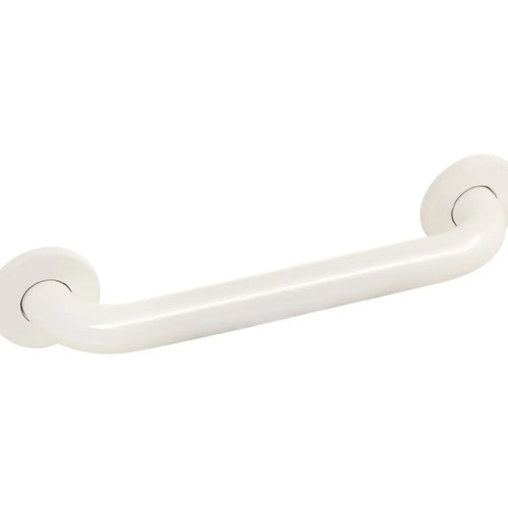 Barre D'Appui|Delabie Barre droite blanche - Diamètre 32 mm - entraxe 300 mm - Basic -