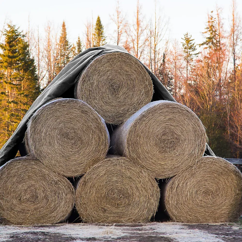 Etendoir À Linge|ECD Germany Bâche de couverture étanche protection en PE avec oeillets 8x12 m 180 g/m² gris