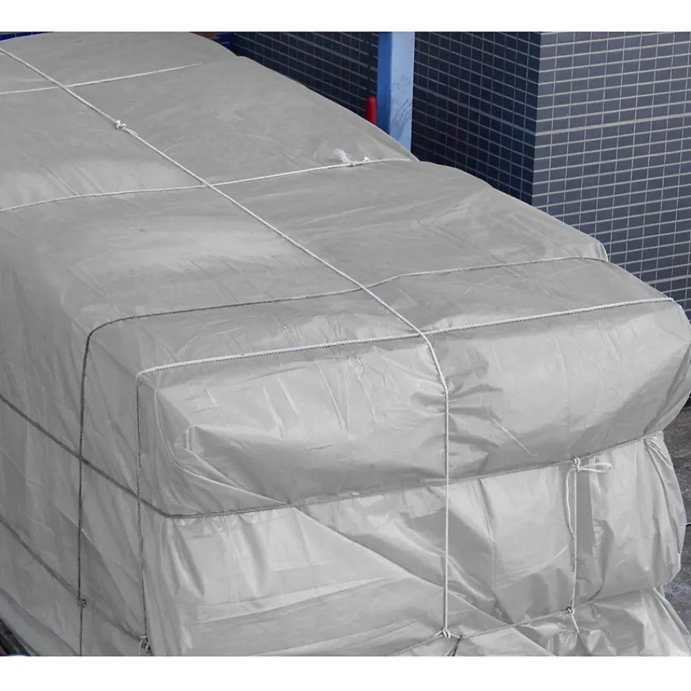 Etendoir À Linge|ECD Germany Bâche de couverture étanche protection en PE avec oeillets 3x5 m 180 g/m² gris