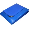 ECD Germany Bâche de couverture étanche protection en PE avec oeillets 8x10 m 260 g/m² bleu