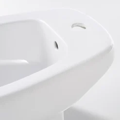 GoodHome Bidet à poser, H.38 x l.35,5 cm, blanc, Baciu