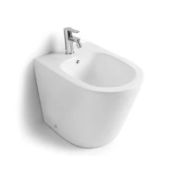 Kiamami Valentina Bidet Au Sol Adossé Au Mur - Blues