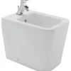 Sanindusa Bidet céramique traditionnelle a poser au sol Advance blanc (robinet et vidage non inclus)