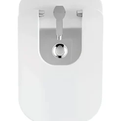 Bidet|Sanindusa Bidet céramique traditionnelle Look avec trous pour abattant blanc (abattant, robinet et vidage non inclus)