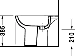 Bidet|Duravit Bidet D-CODE - en céramique - blanc