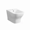 Bidet|Kiamami Valentina Bidet Installation Murale En Céramique Blanche Collection Swing