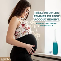 Expert Bidet Portable pour Toilette Intime avec deux embouts ajustables - Marque Française - 400 ml - Douchette de Voyage - WC