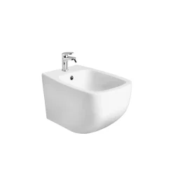 Kiamami Valentina Bidet Pour Installation Murale En Céramique Blanche Polie