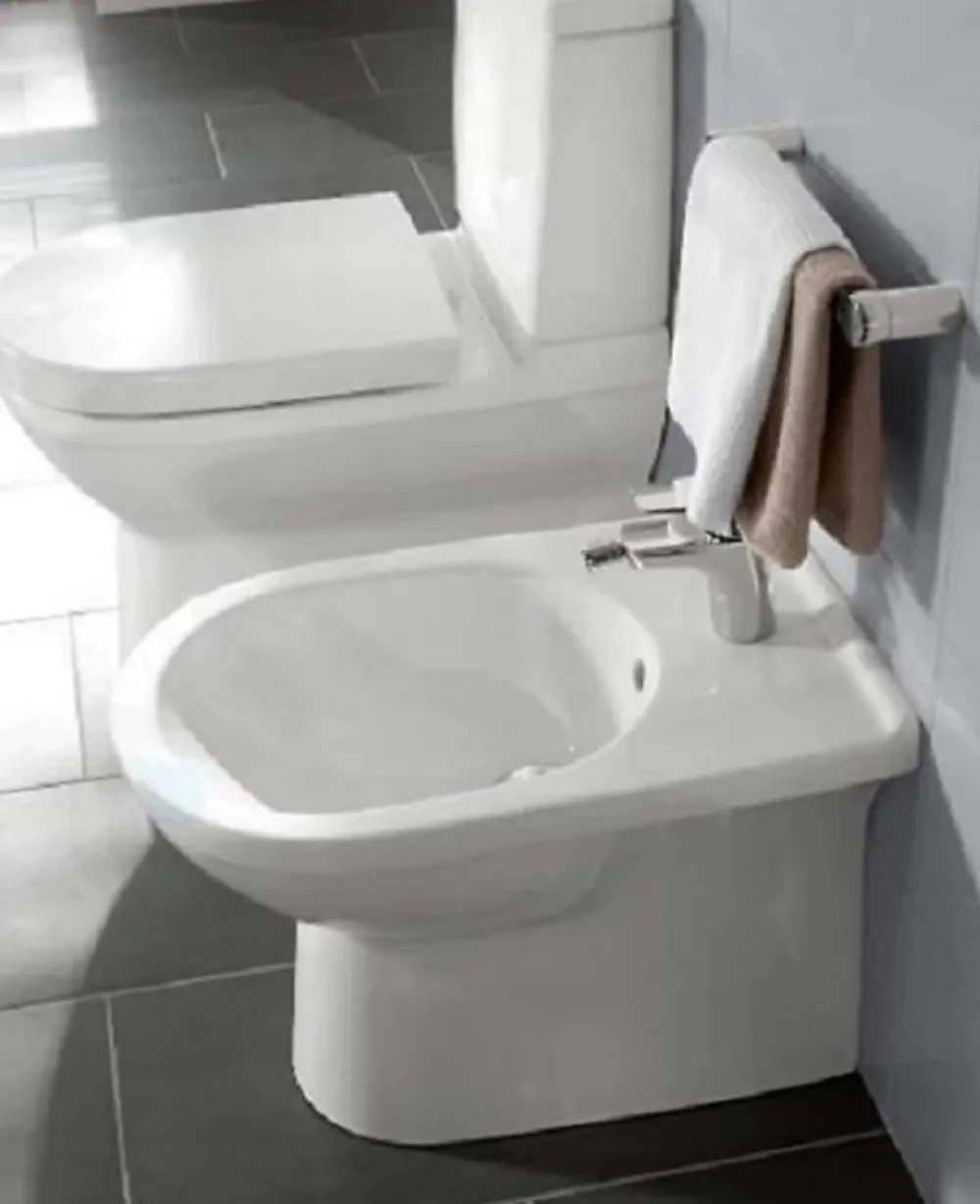 Bidet|Villeroy & Boch Bidet sur pied O.NOVO - Bidet sur pieds blanc - 360 x 560 x 400 mm