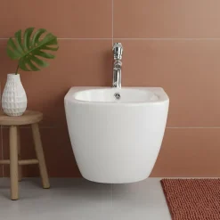 Bidet|Otitec Bidet suspendu - 52 x 36,3 x 33 cm - Blanc -VELA