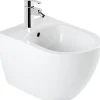 Sanindusa Bidet suspendu céramique traditionnelle Sanibold 50 fixation cachée couleur noir mat