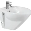 Bidet|Sanindusa Bidet suspendu céramique traditionnelle Cetus 48 blanc