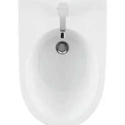 Bidet|Sanindusa Bidet suspendu céramique traditionnelle 56 Sanlife blanc mate