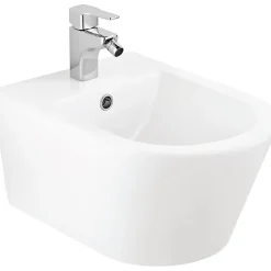 Sanindusa Bidet suspendu céramique traditionnelle UrbY blanc